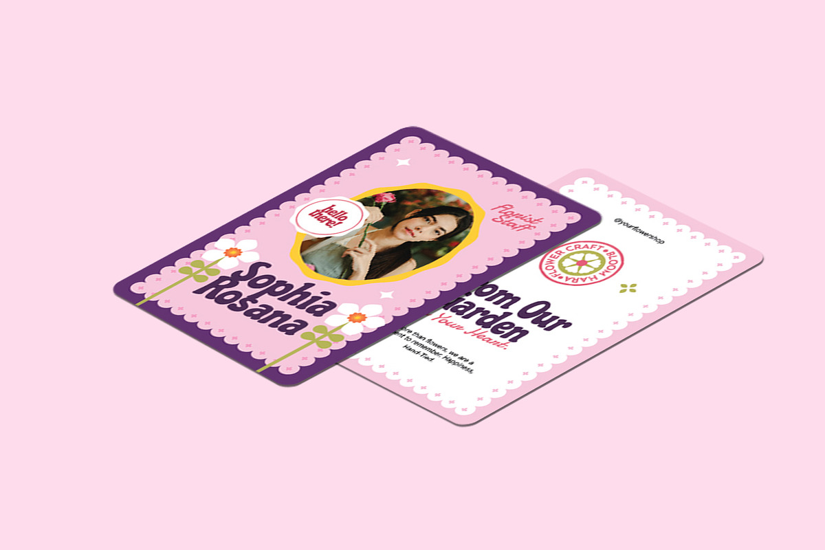 Bloomhara - ID Card, a Card Template by Fannan Studio (Photo 2 of 3)