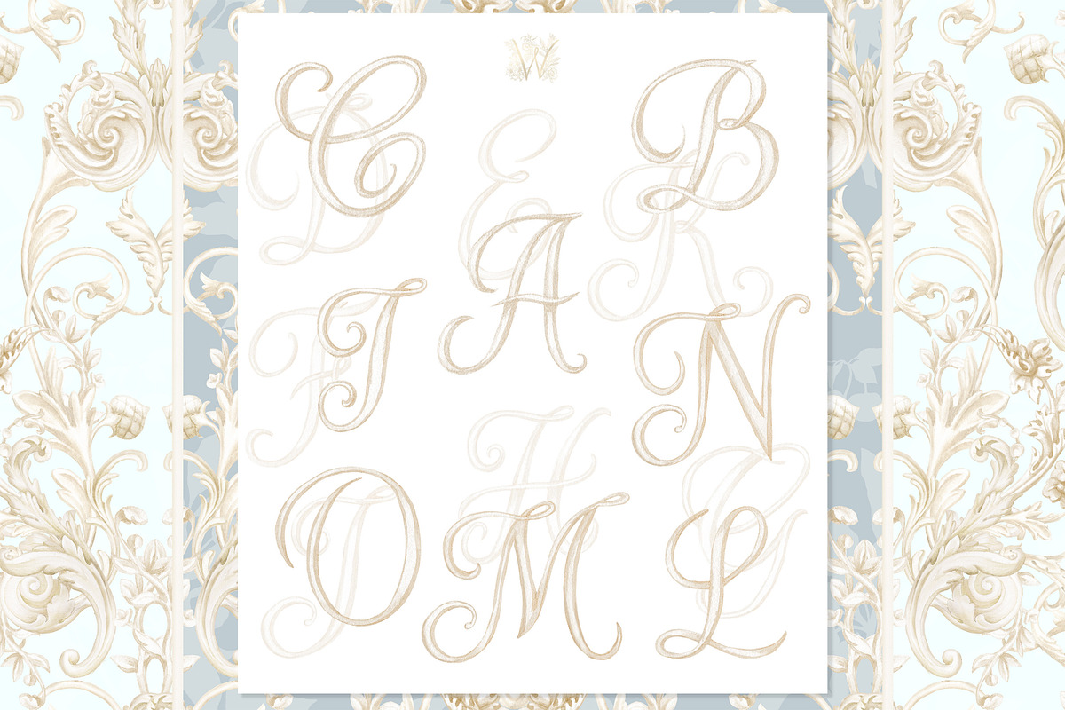 Royal Wedding Crest Watercolor Set, a Decorative Illustration by WonderWonder (Photo 4 of 7)