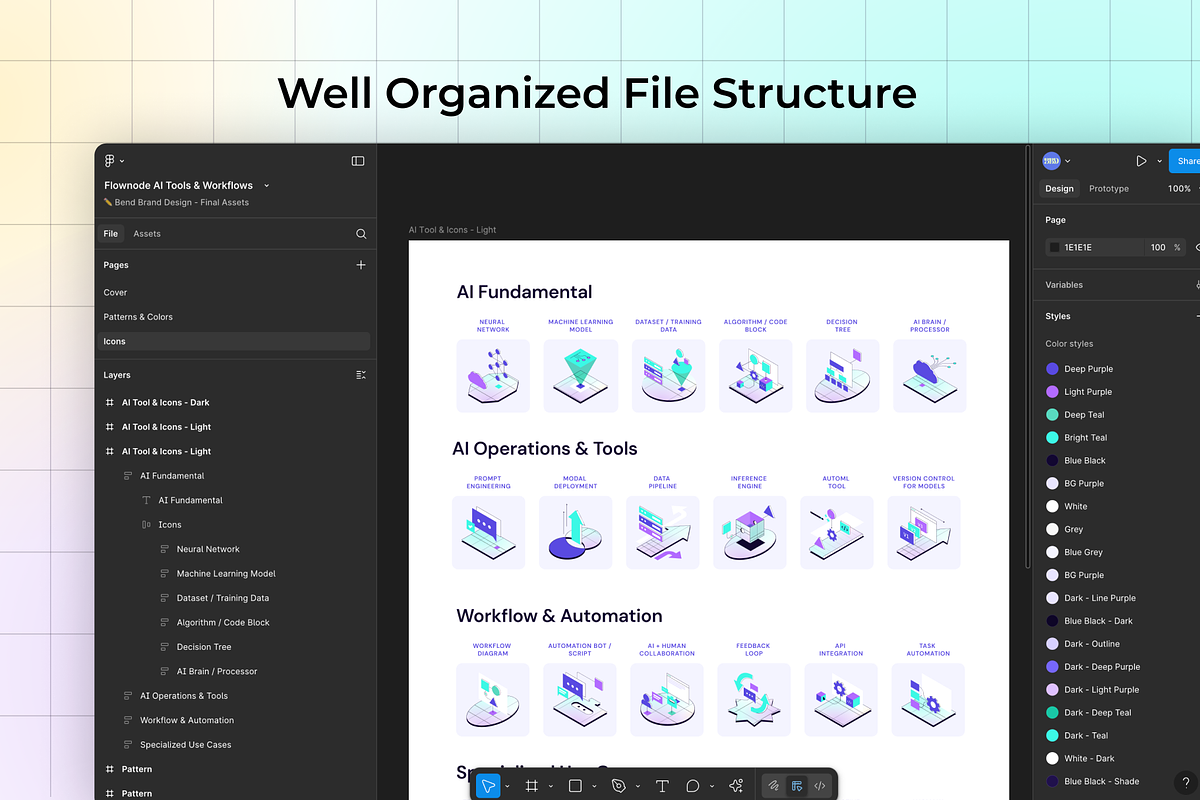 Flownode AI Tools Icon Set - Vector, an Icon by Bend Brand Design (Photo 4 of 7)