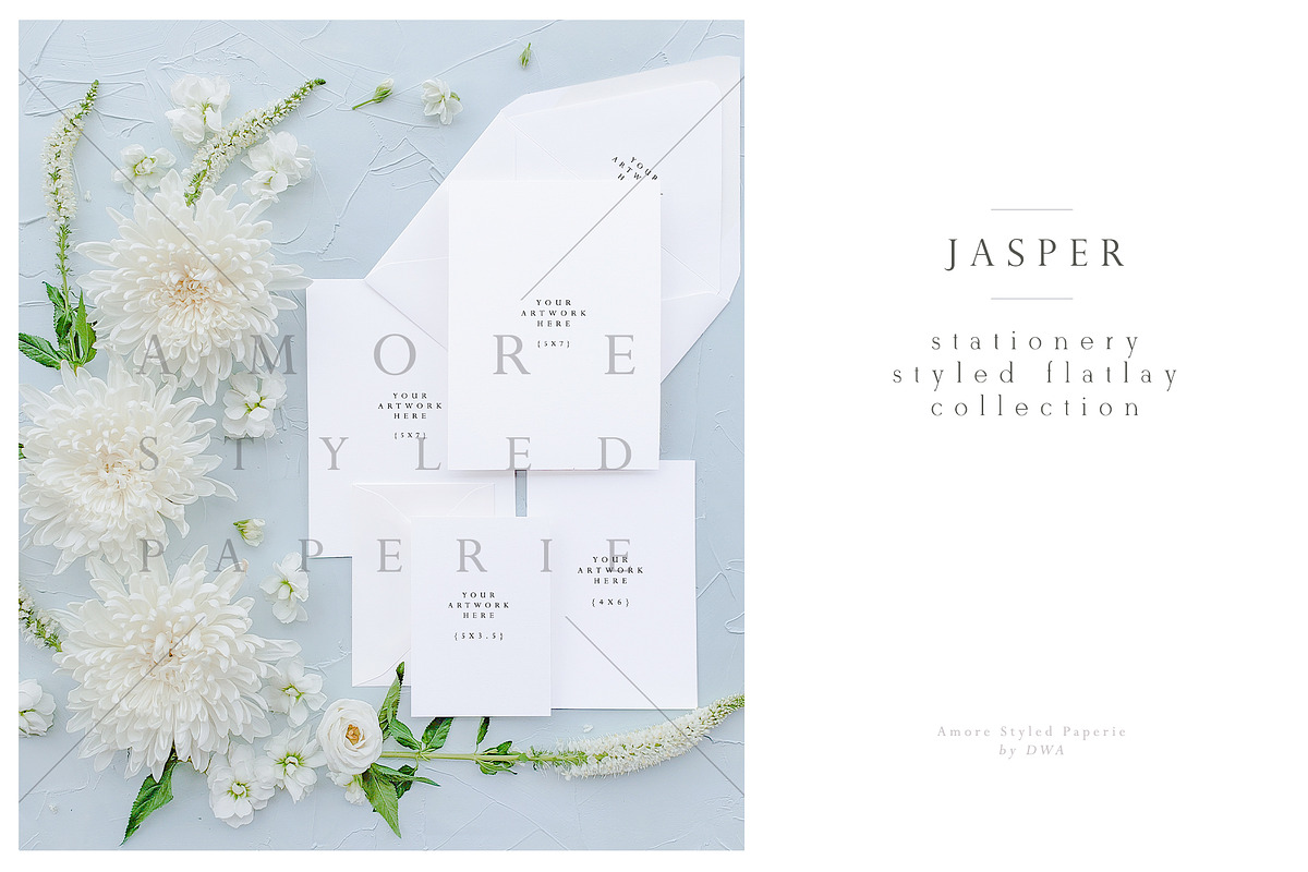Elegant invitation suite mockup, a Mockup by The Amore Vault (Photo 1 of 2)