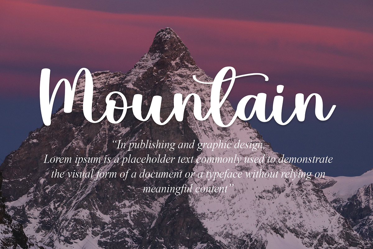 Macaroni | Script Font, a Script Font by Scratchones (Photo 6 of 8)