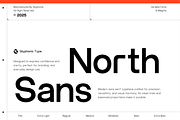 GC North Sans - Neo Modern Sans, a Sans Serif Font by Glyphonic (Thumbnail 1 of 15)