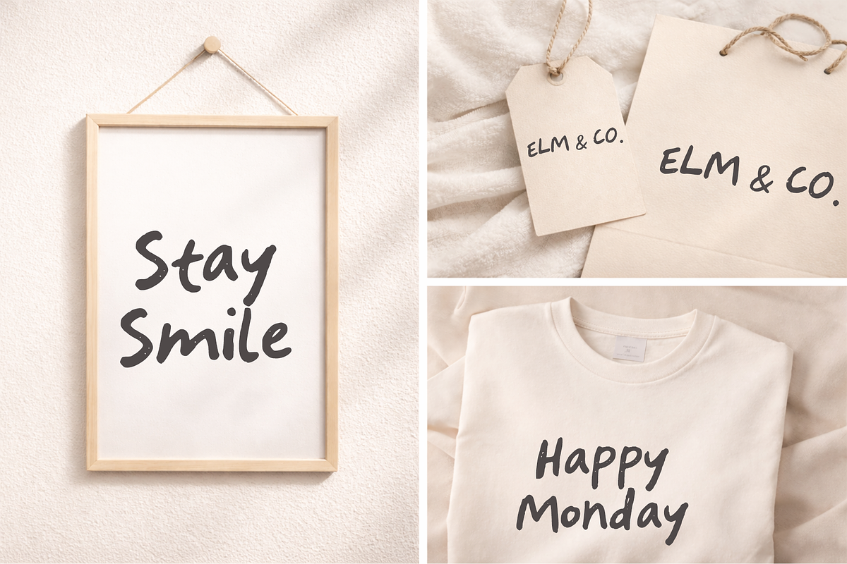 Roughberry – Natural Playful Brush, a Handwritten Font by cocodesign (Photo 7 of 8)