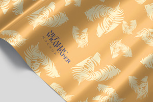 Metallic Wrap Paper Mockups