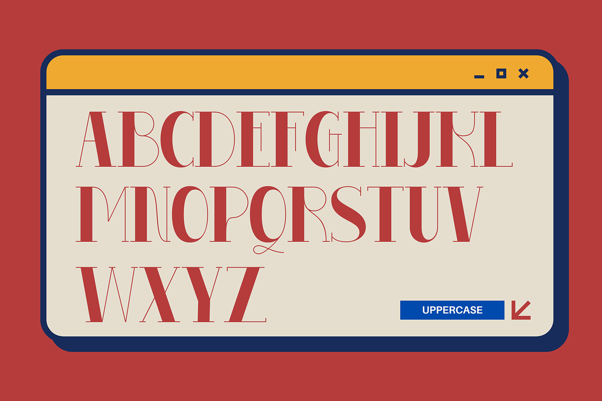Gakers Retro - Logo Font, a Serif Font by Nirmana Visual (Photo 3 of 11)