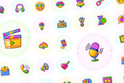 Chat and Social Media Icons, an Emoji Icon by Creative Stall (Thumbnail 5 of 7)