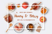 Little Bee. Duo font & logos., a Script Font by Red Ink (Thumbnail 7 of 11)