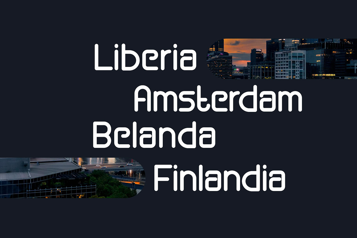 Romalio - Modern display Font, a Sans Serif Font by Bilahstudio (Photo 3 of 11)