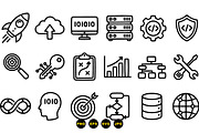 Tech Strategy Icon Set, an Illustration by designvectx (Thumbnail 3 of 3)