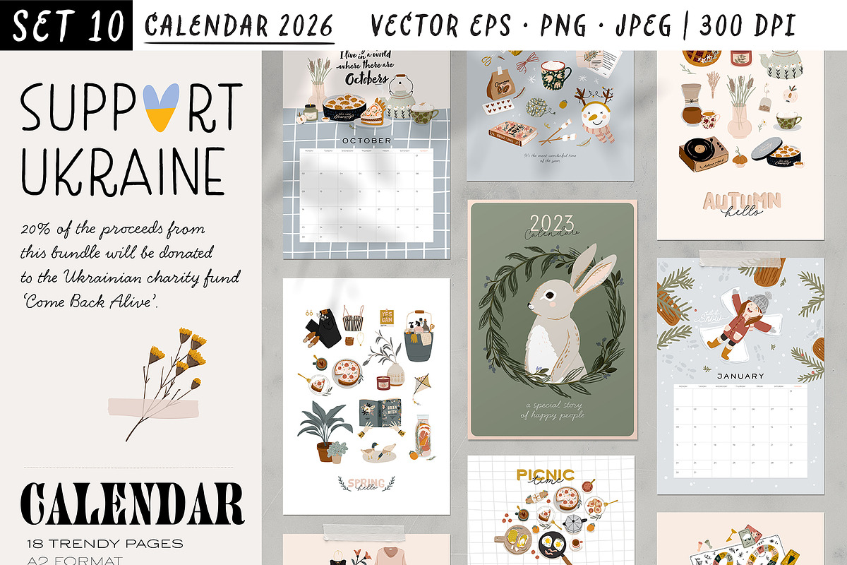 Holiday Season Bundle: Fall & Winter, an Object Graphic by Ruslana Lubenets (Photo 41 of 43)