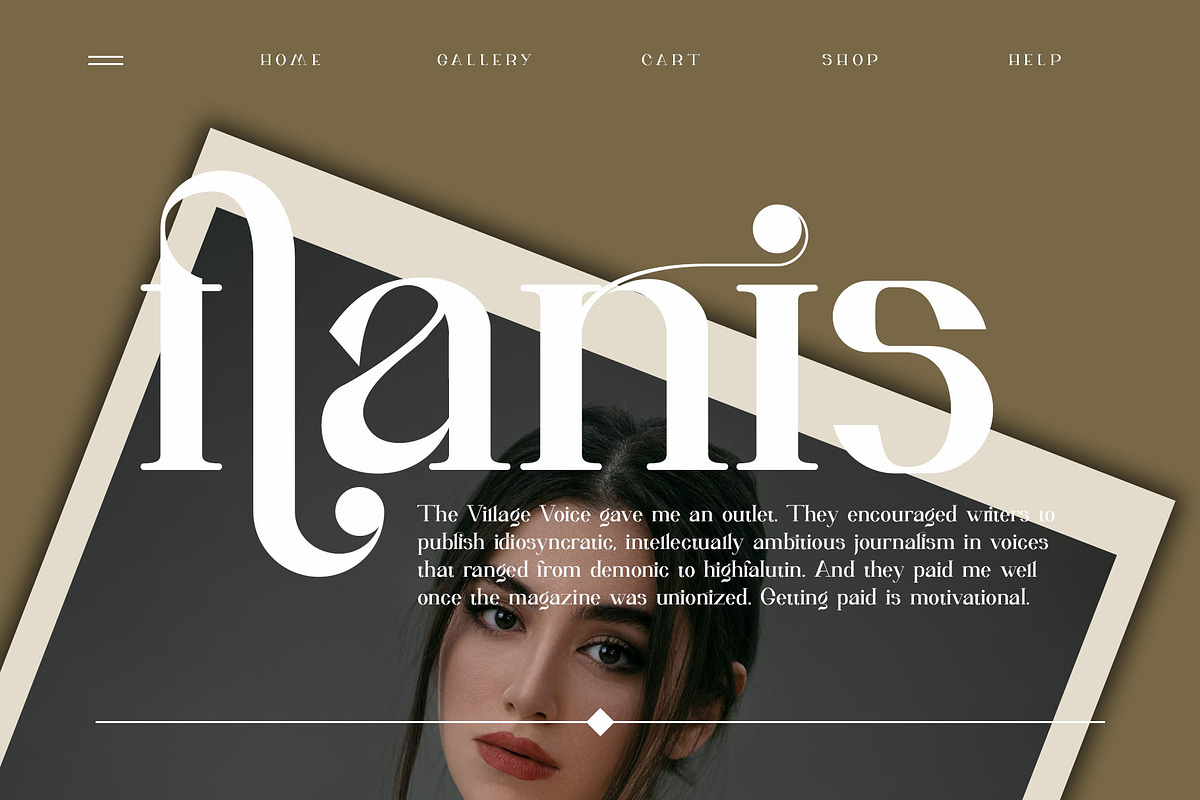 wifian Ligature Serif Typeface, a Serif Font by Humaira_std (Photo 3 of 11)