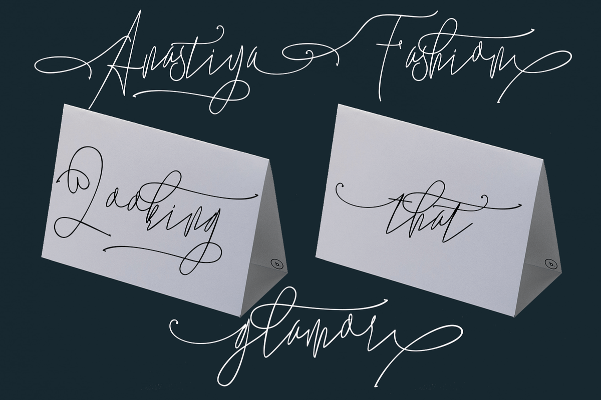 Lovellyana comes with 10 Elegant, a Script Font by Deniz86 (Photo 3 of 10)