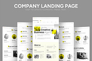 Business Agency Landing Page, an UI Kit Template by CreativeShaper (Thumbnail 1 of 6)