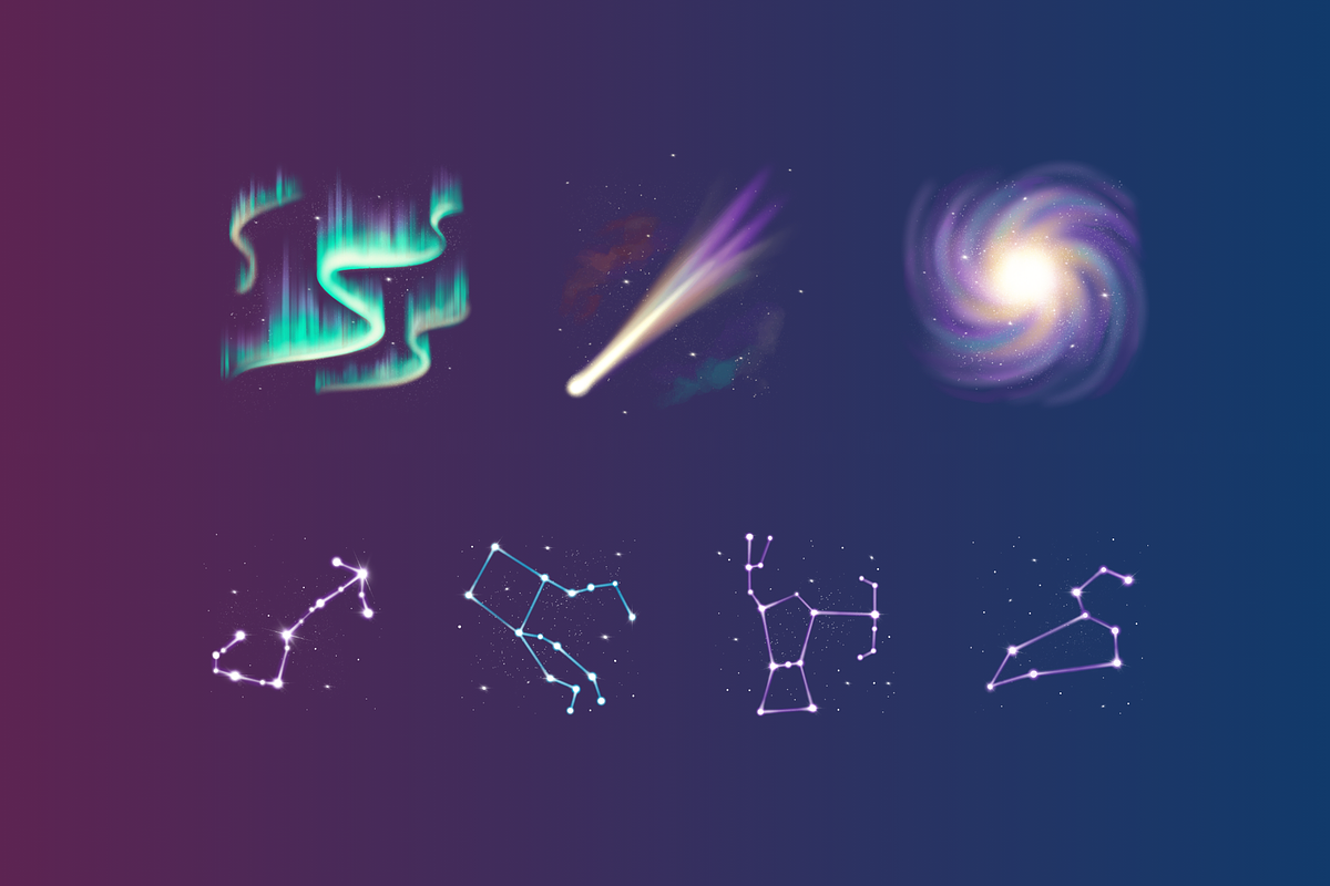 Space Celestial Lights, an Object Graphic by Deemak Daksina (Photo 2 of 3)