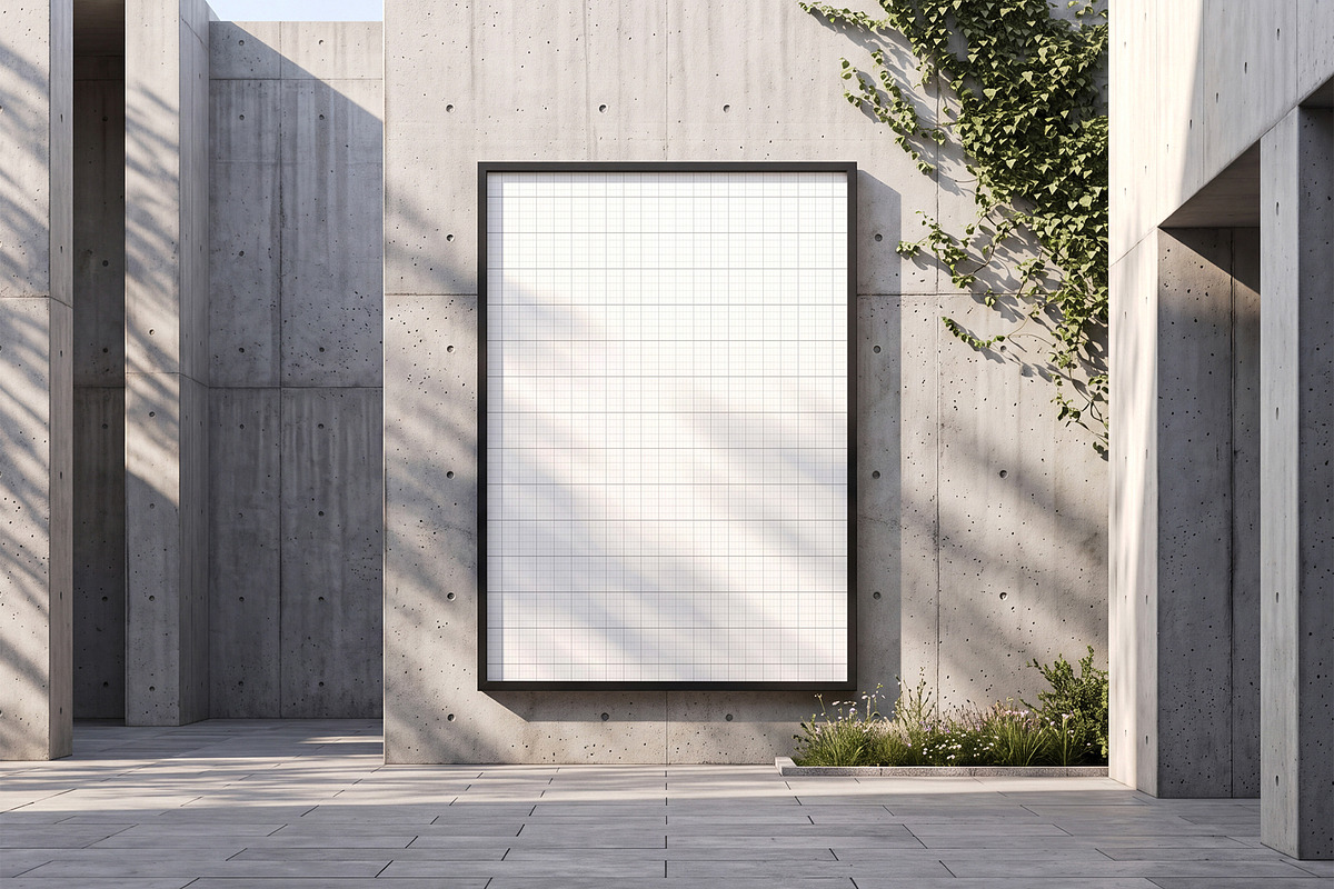 Outdoor Wall Poster Frame Mockup, an Advertising Mockup by graphypix (Photo 4 of 4)