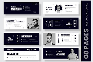 Email Signature UI UX Design, an UI Kit Template by MightyDesign