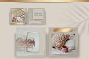 Beige Instagram Templates for Canva, a Social Media Template by Innova Studio (Thumbnail 4 of 9)