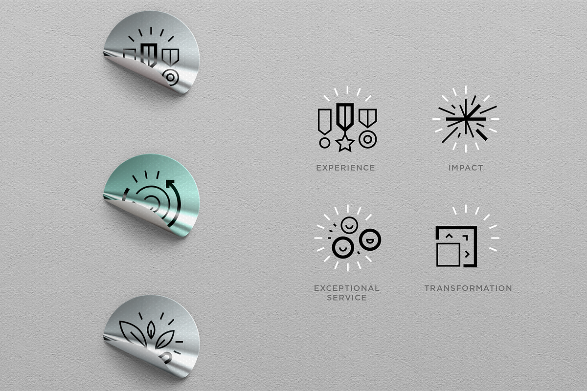 Business value icons, an Outline Icon by Vineta Rendon (Photo 4 of 7)