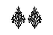 Vintage Filigree Earring SVG Bundle, an Object Graphic by jahid234 (Thumbnail 11 of 13)