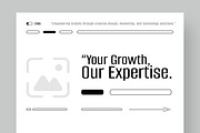 Website Wireframe Design, a Wireframe Template by CreativeShaper (Thumbnail 2 of 6)