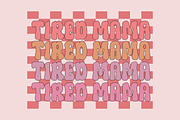 Retro Mom Sublimation Design, a Work Illustration by CreationArt (Thumbnail 3 of 13)