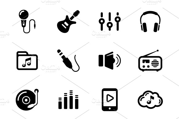 Sound And Music Icons