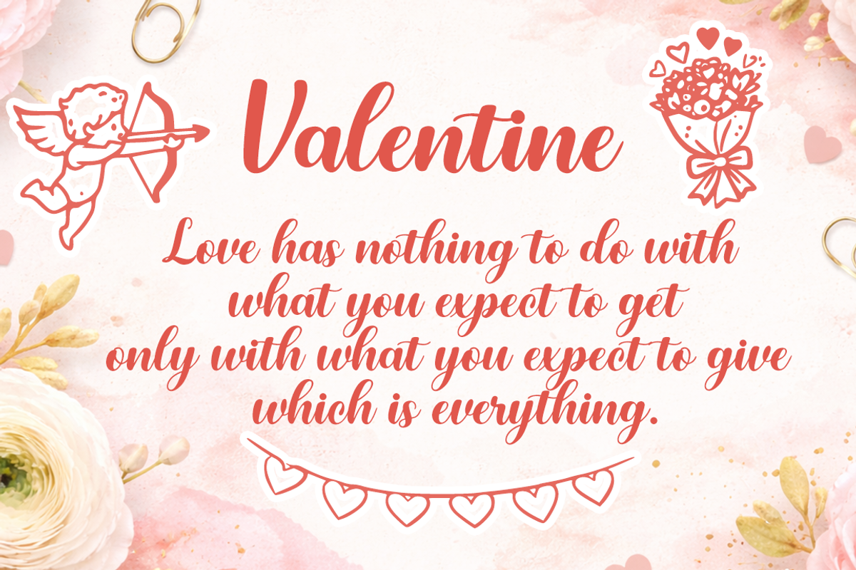 Gayla Romantic Script Font with Love, a Script Font by cocodesign (Photo 3 of 7)