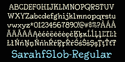 SarahfSlob, a Slab Serif Font by Ingrimayne Type (Thumbnail 8 of 11)