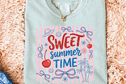 Cute Cherry Bow Summer Sublimation, a Seasonal Illustration by DreamPrint404 (Thumbnail 3 of 6)