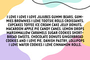 Thickly Font, a Sans Serif Font by Miss Tiina (Thumbnail 4 of 5)