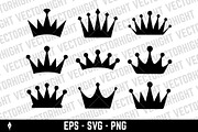 Set of crown icons., an Object Illustration by Vectorhight (Thumbnail 2 of 4)