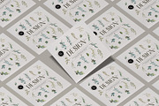 Greenery Watercolor Leaves Clipart, an Illustration by WalaPalette (Thumbnail 7 of 7)