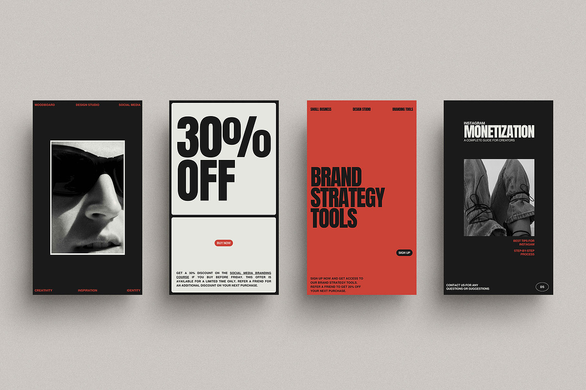 RED | Instagram Template - Stories, a Social Media Template by Moscovita Studio (Photo 15 of 18)