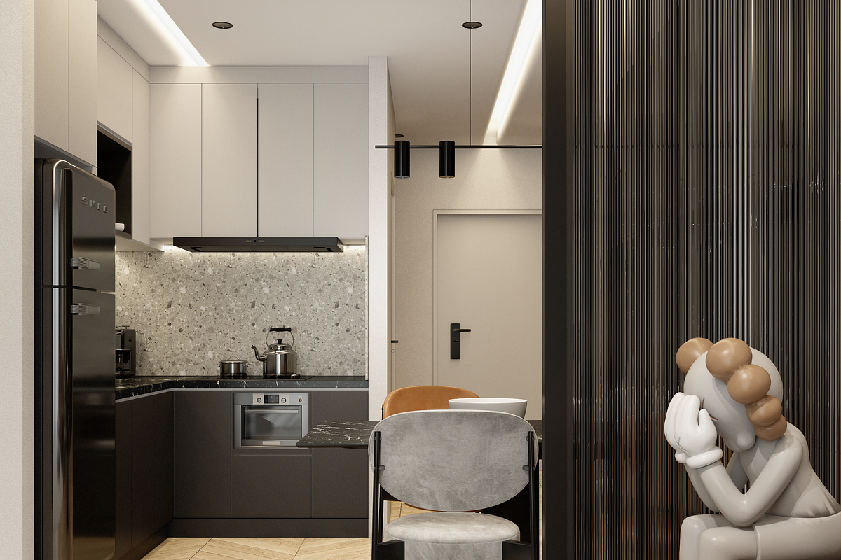 Interior Design Apartment, Living, an Architecture 3D Model by Arthitecture Home (Photo 3 of 6)