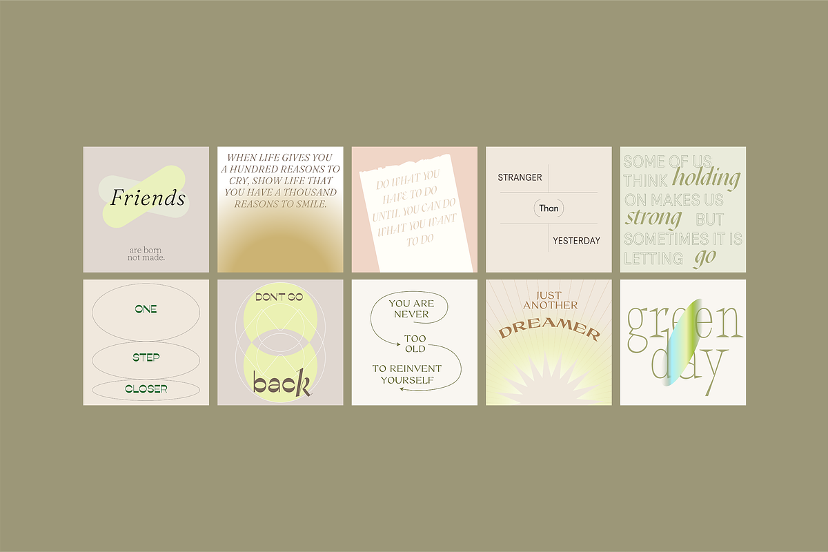 Quote Aesthetics II - CANVA PS, a Social Media Template by Kimo Studio (Photo 4 of 13)