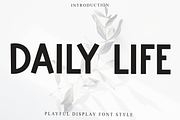 Daily Life, a Sans Serif Font by InermediaSTUDIO (Thumbnail 1 of 8)