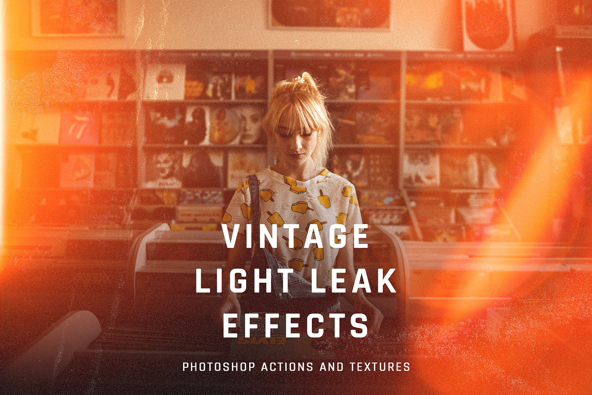 Vintage Leaks + Grainy Textures