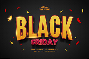 Text Effect Black Friday 3d, a Layer Style Add-On by Navy Graphic