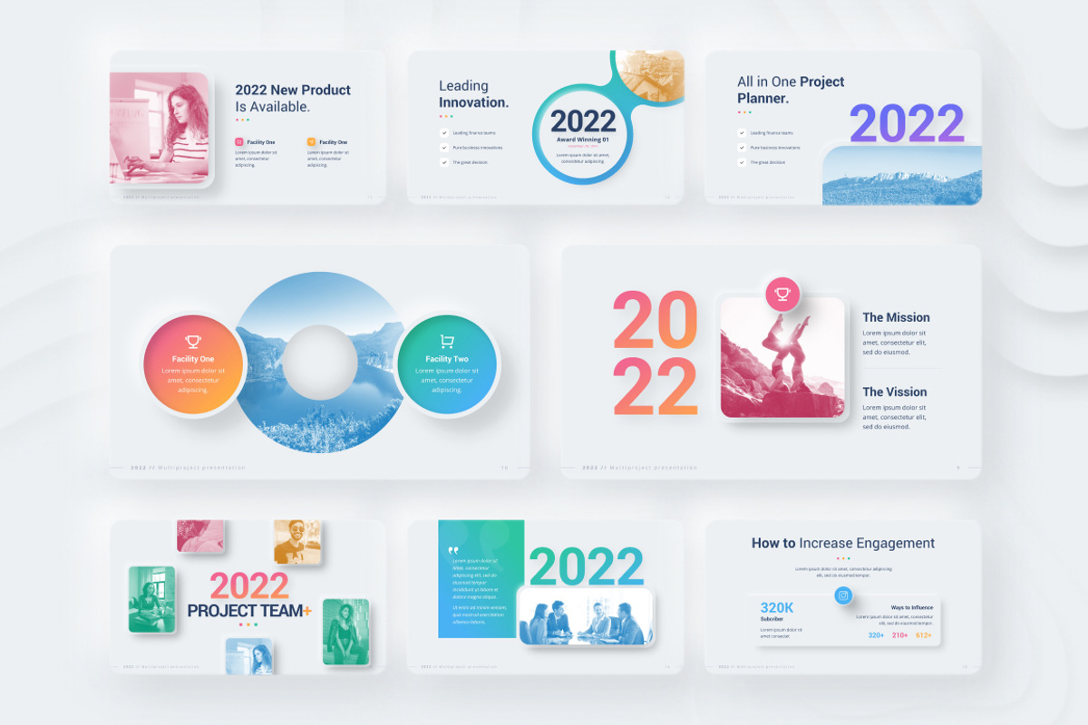 Neumorphic Style 2021 Powerpoint, a Presentation Template by Brandearth RRGraph (Photo 15 of 30)