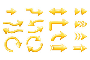Arrows 3D Illustrations, an Object Illustration by alexdndz