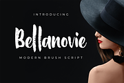 Bellanovie – Modern Brush Script, a Script Font by NURF Designs (Thumbnail 1 of 10)