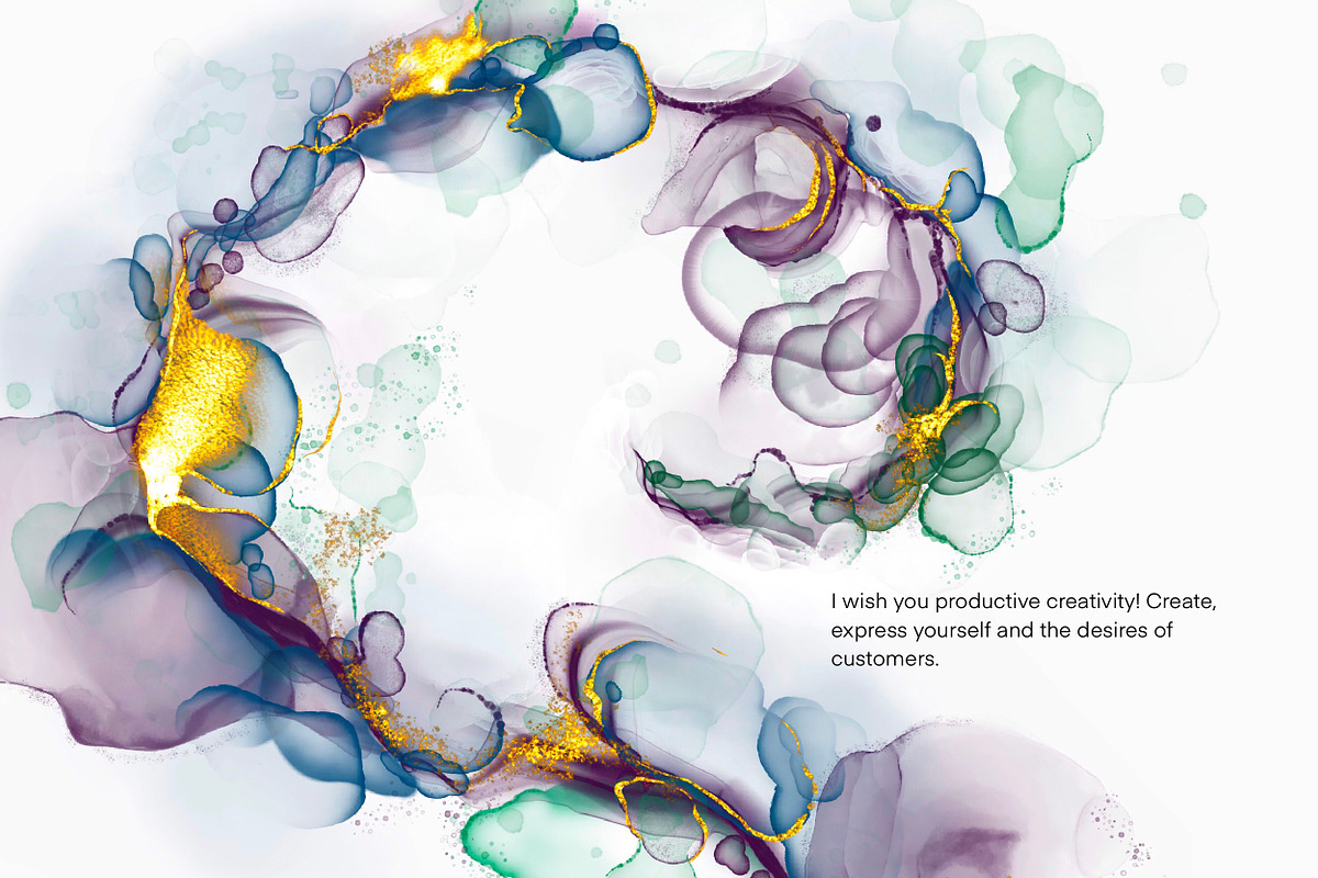 Galaxy Alcohol Ink Brushset, a Brush Add-On by Letter Elfa Studio (Photo 10 of 11)