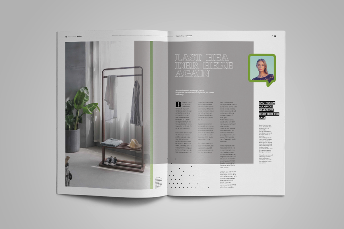 Kojima | Magazine Template, a Magazine Template by spidergraph (Photo 10 of 11)