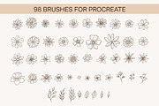 Bundle. Mushrooms, Crystals, Peony., a Brush Add-On by NinaFedorova (Thumbnail 8 of 20)