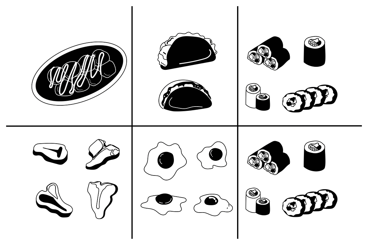 210+ Hand-Drawn Food Illustrations, a Food Illustration by RefocusMyJourney (Photo 3 of 9)