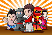 Japanese Character Mascot, an Illustration by erkoudesign (Thumbnail 1 of 2)