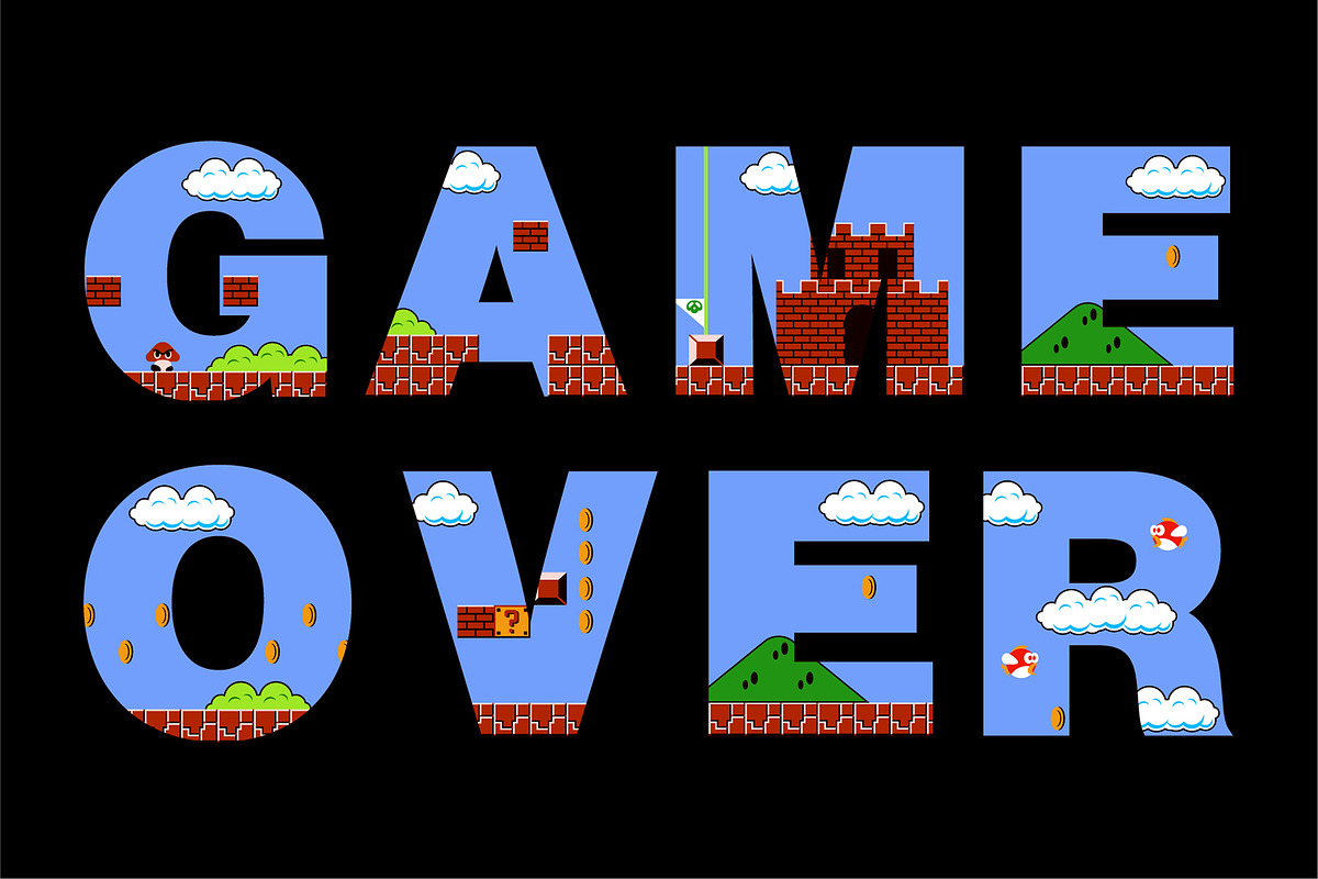 Retro Game Alphabet, a Graphic by Pro_Vector (Photo 3 of 4)