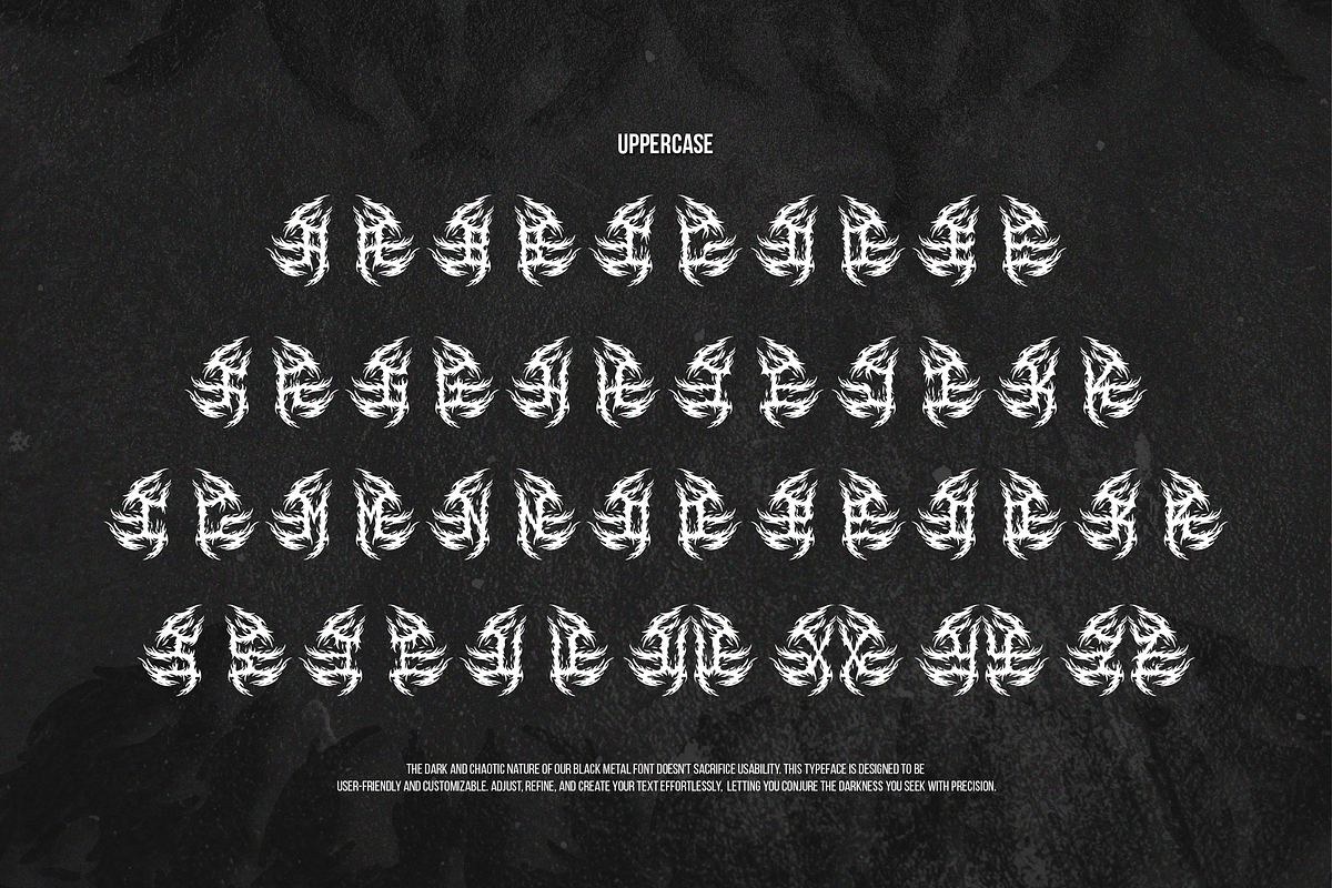 Vornath | Black Metal Font, a Blackletter Font by Denustudios (Photo 12 of 12)