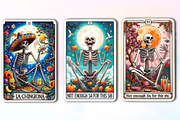 Sarcastic Skeleton Tarot Card Clipar, an Illustration by CreationArt (Thumbnail 4 of 6)