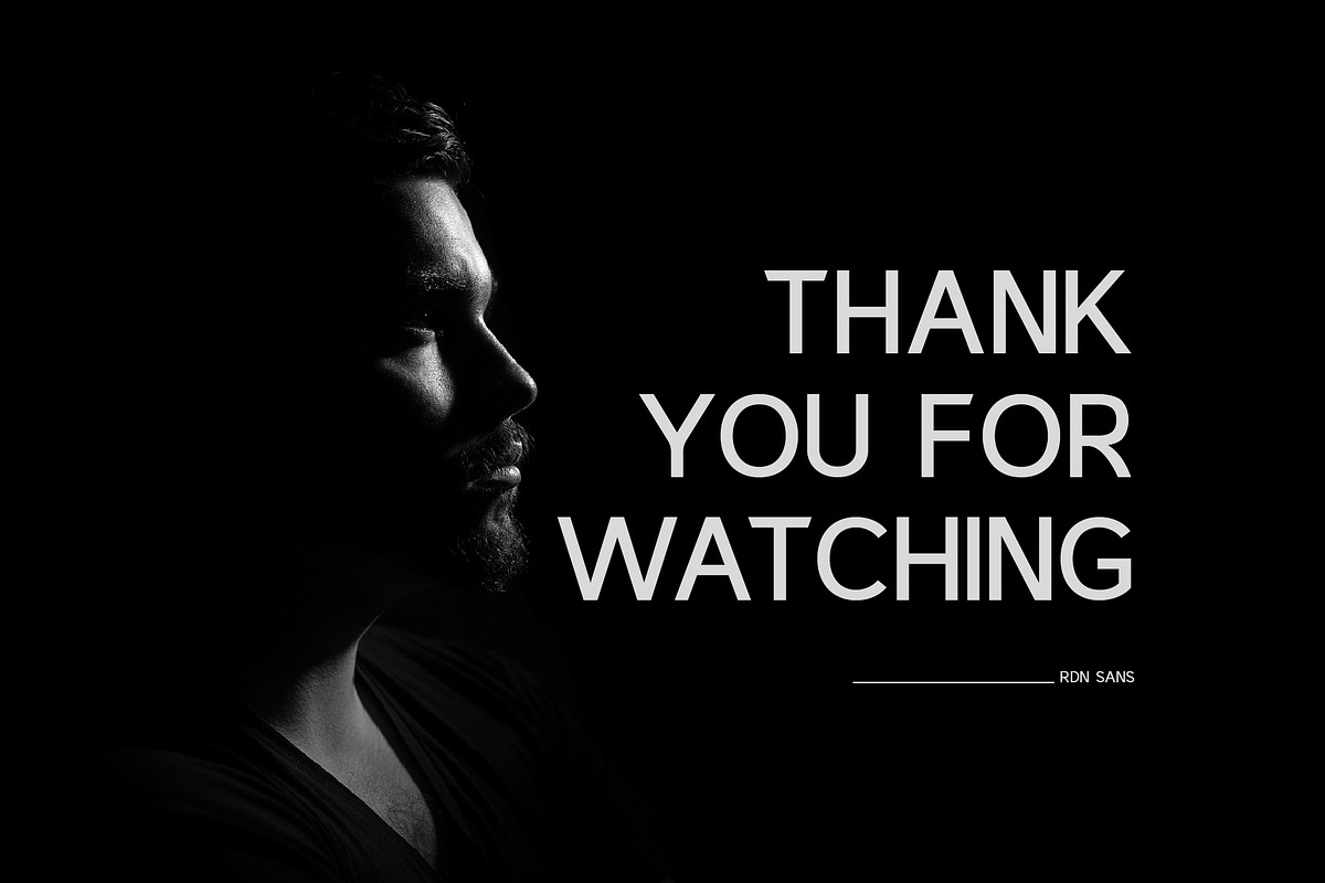 RDN SANS SERIF FONT FAMILY, a Sans Serif Font by rmdndsign (Photo 8 of 8)